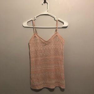 American eagle pink tank top